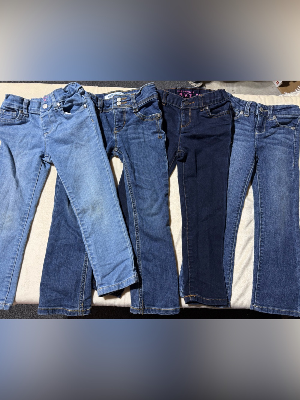 Lot of 4 girls jeans size 4t